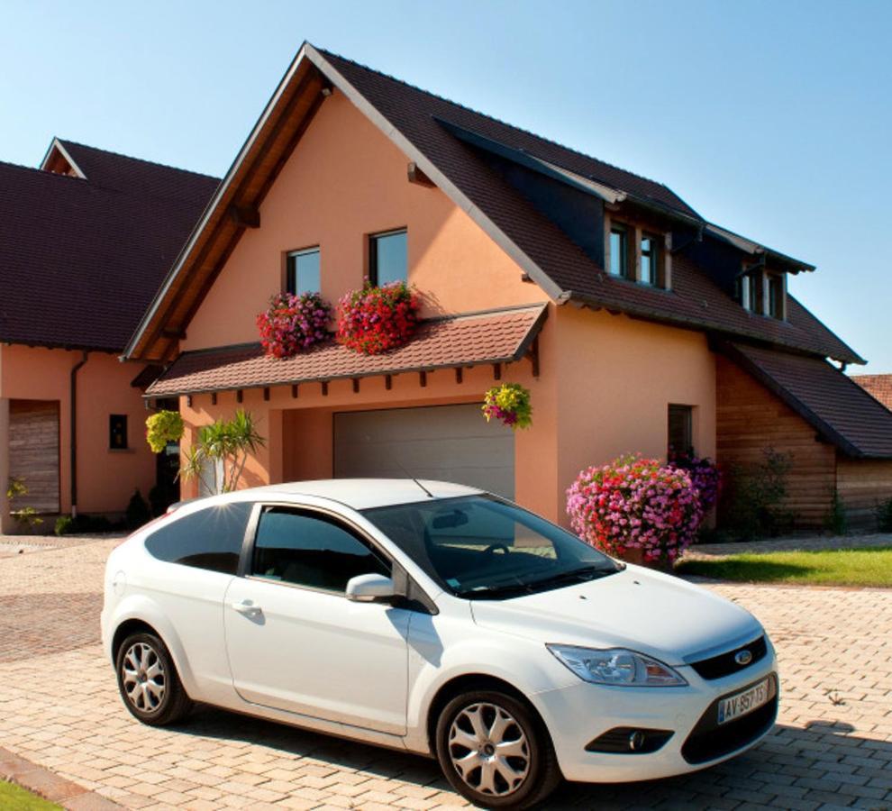 Maison Accueillante A Ebersheim Avec Vue Sur Les Montagnes Buitenkant foto